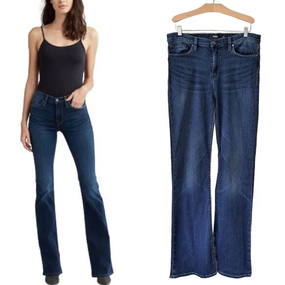 HUDSON Drew Bootcut Jeans Size 32 Baltic Dark Wash - Picture 1 of 11